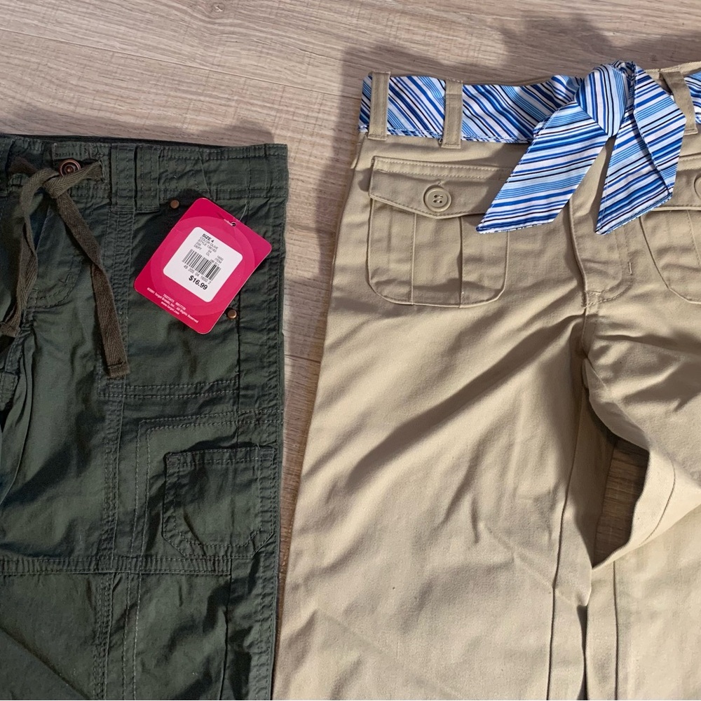NWT Children’s Olive Green Pants & Khaki Pants for Girls Size 4 - Picture 3 of 8